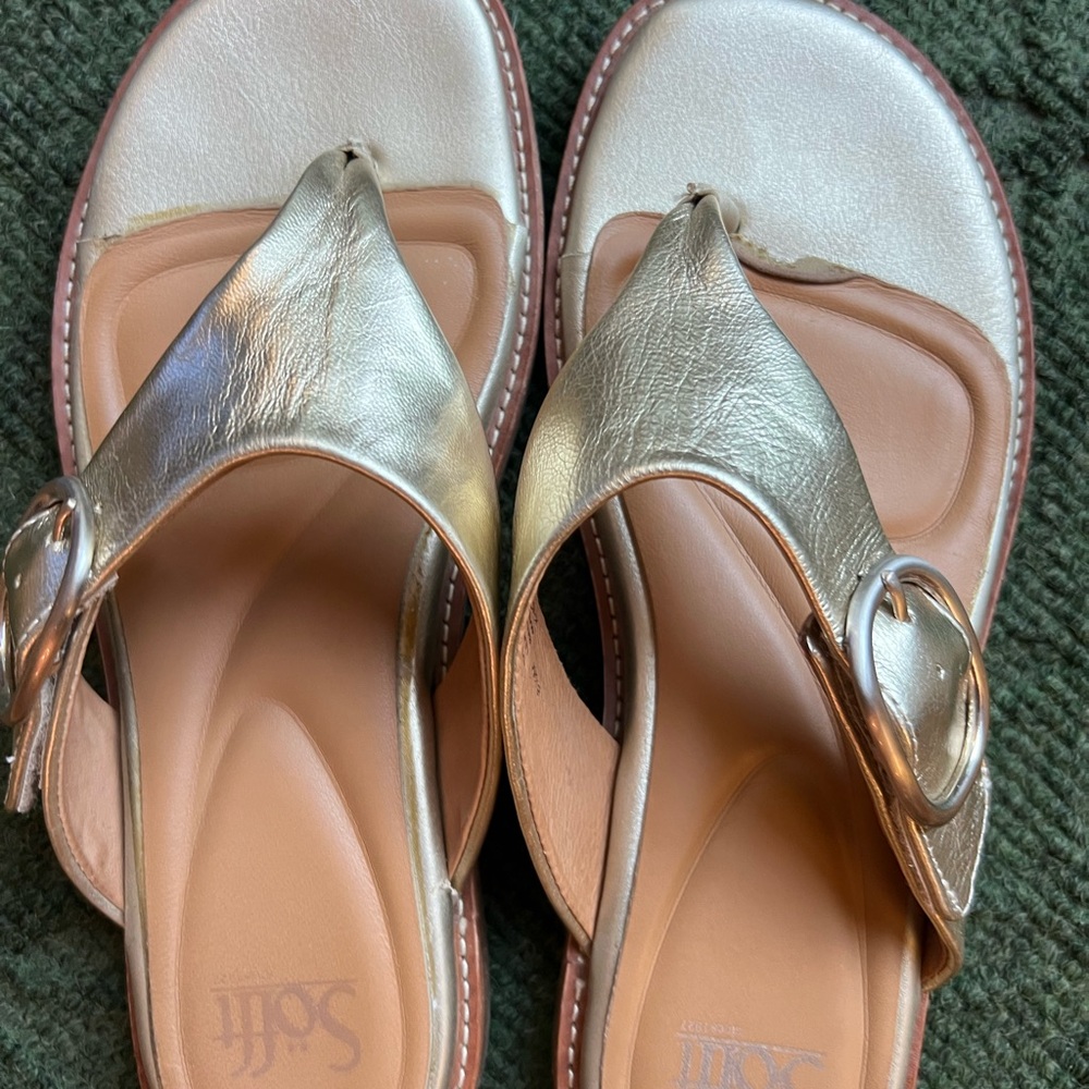 Gold Women's Sandals